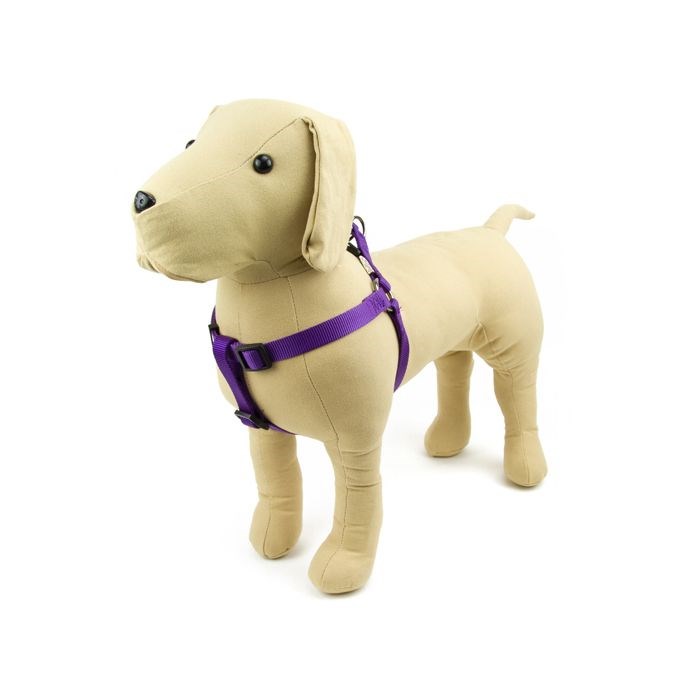 Great & Small Classic Plain Dog Harness Purple